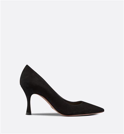 Dior Attract Pump Black Suede Goatskin 